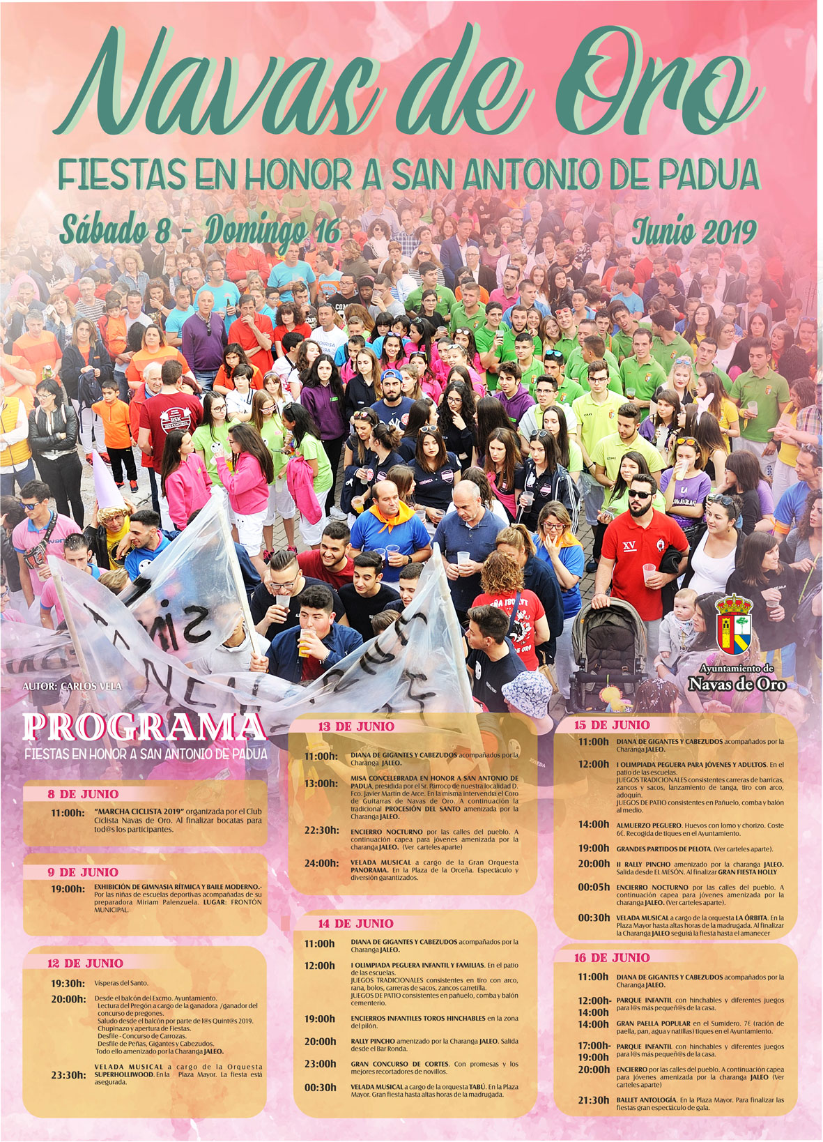 Fiestas patronales en honor a San Antonio de Padua 2019 Navas de Oro